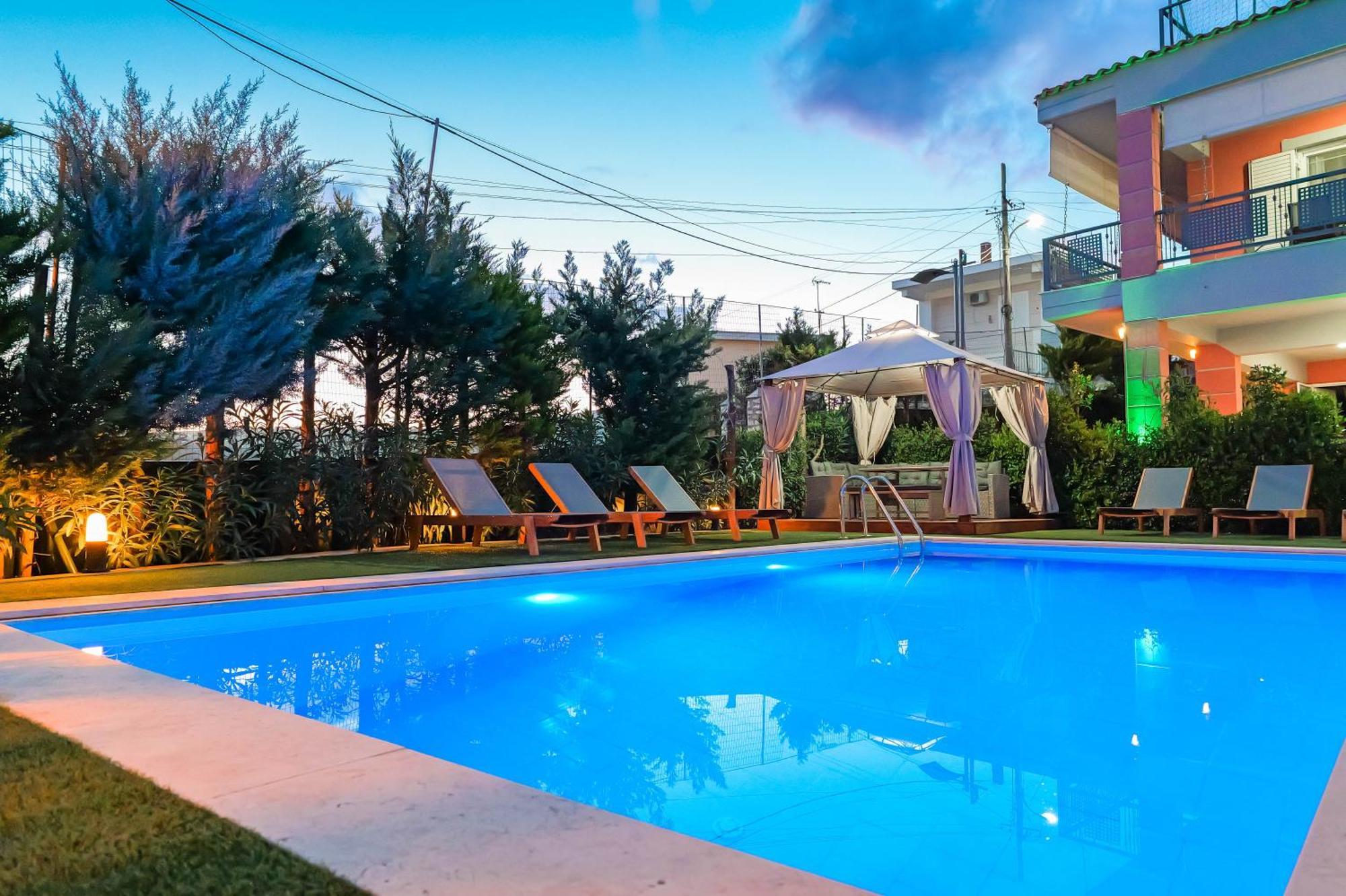 Villa Vrion Sarande Bagian luar foto