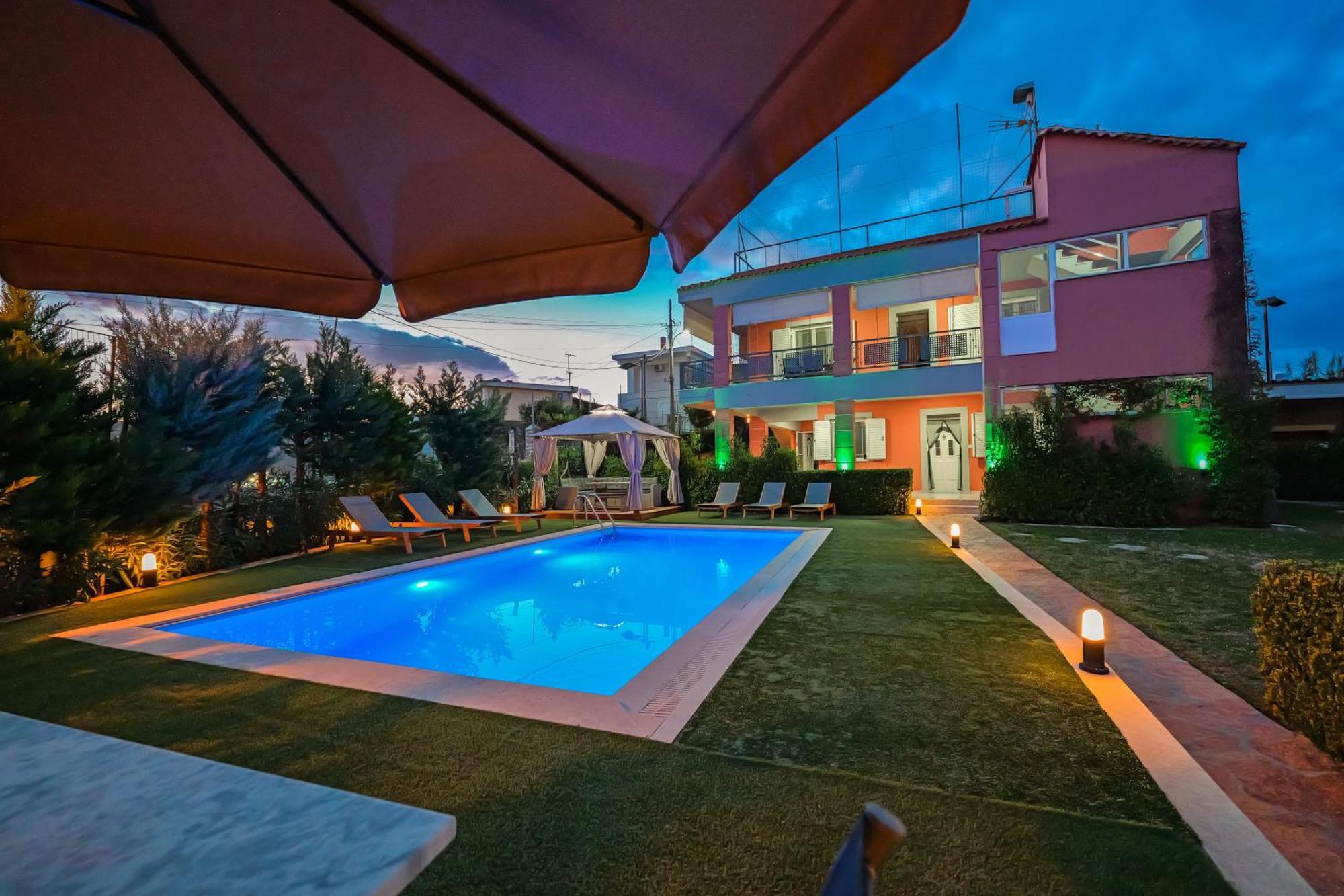 Villa Vrion Sarande Bagian luar foto